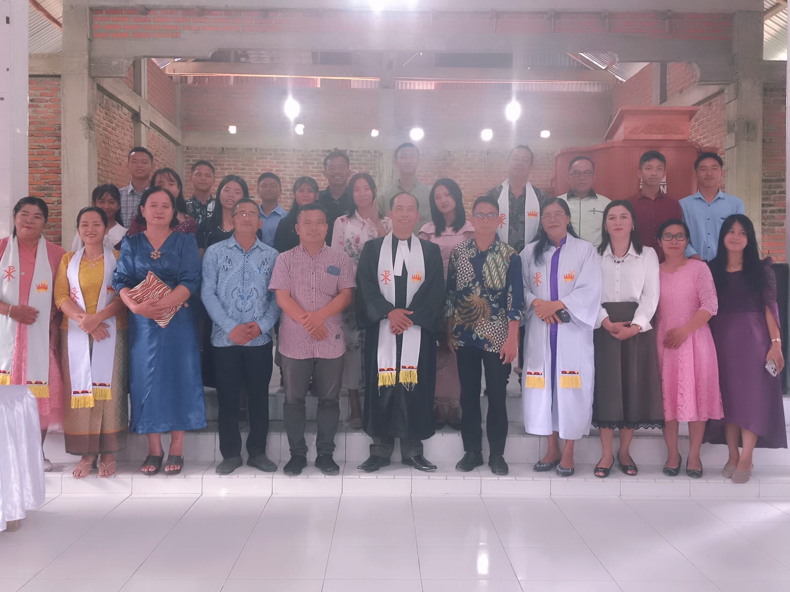 Kunjungan SMKN2 GST ke Gereja Ironolase, sekaligus Sosialisasi SPMB. Minggu 03 Mei 2026